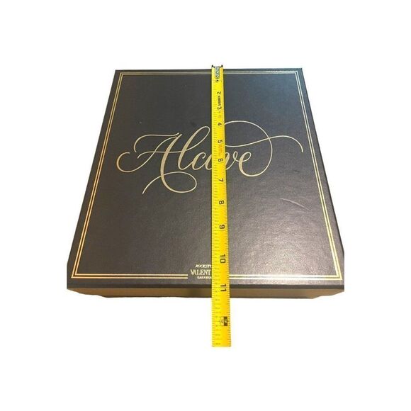 Valentino Alcove Empty Gift Shoe Box Tissue Paper Dust Bag Ribbon 10”x11”x4.5” - Picture 8 of 9